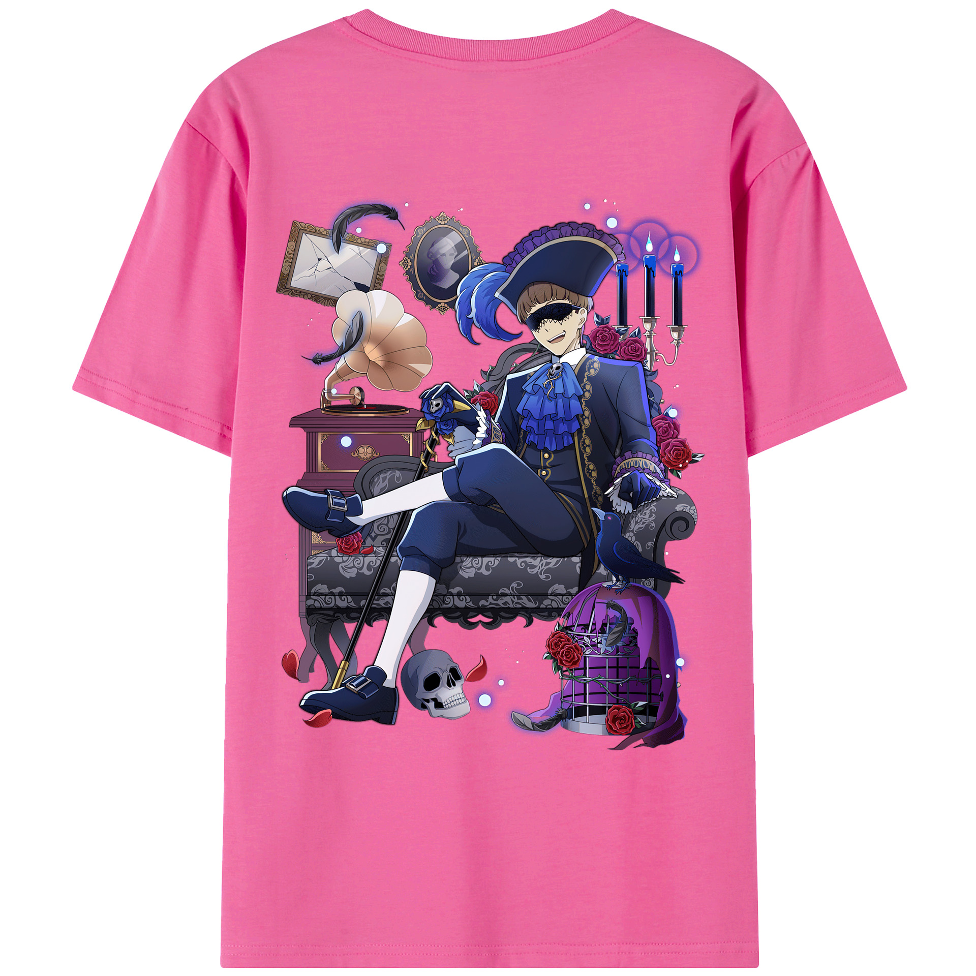 （画像用） 文豪ストレイドッグス Bungo Stray Dogs レディース半袖Tシャツ(バックプリント)